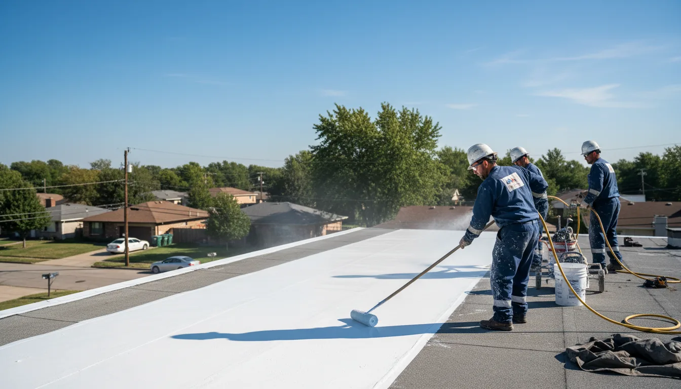 Commercial roof coating in Millbury, MA near me